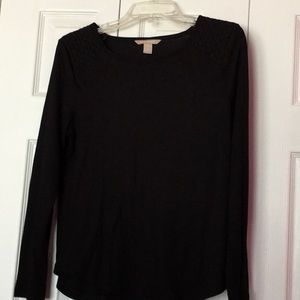 Banana Republic Top w/ quilted shoulders